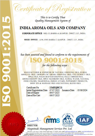 INDIA AROMA OILS AND COMPANY.
